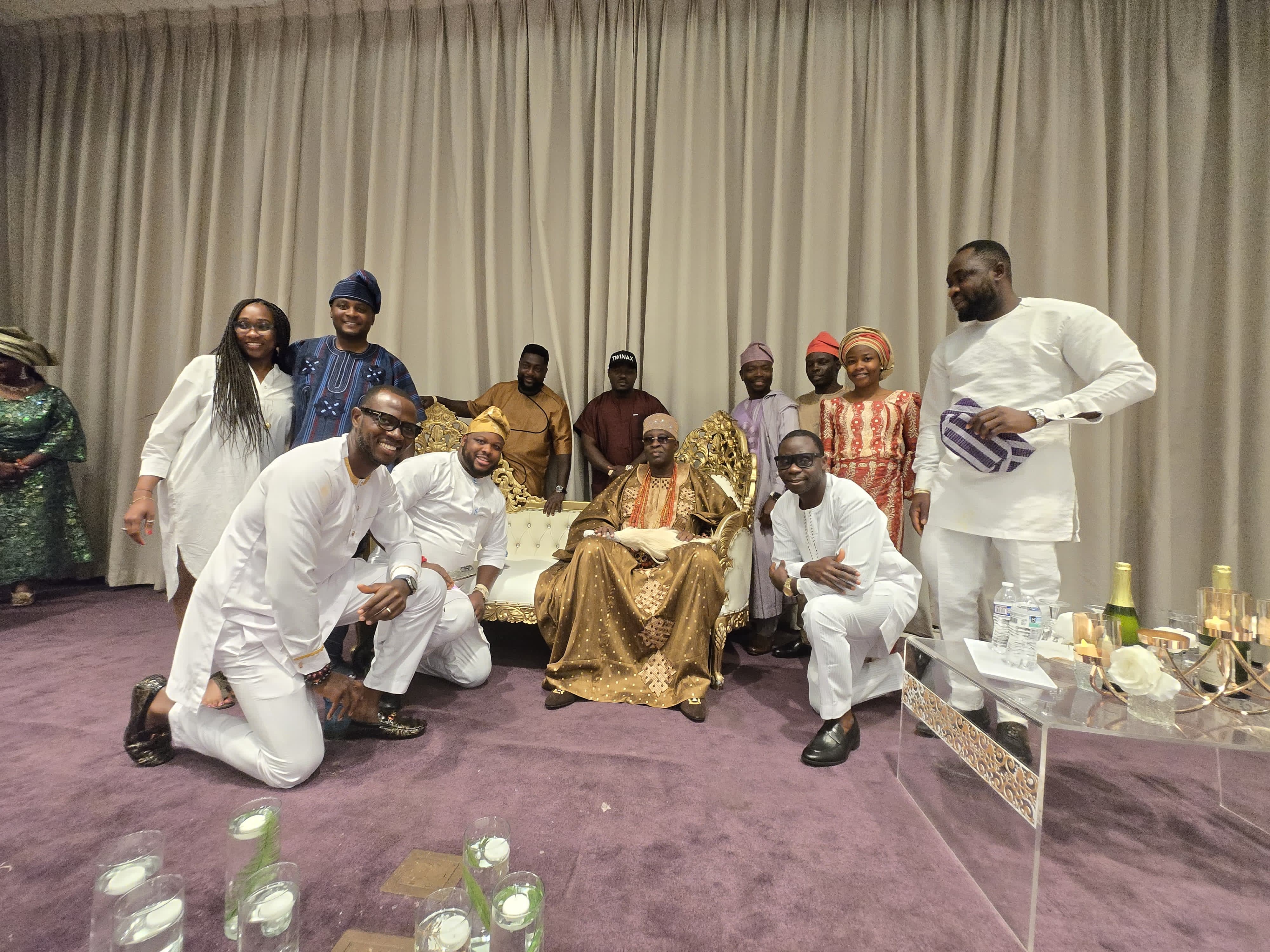 Members of the OYNA community gathered together
